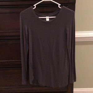 Xs gray long sleeve tee